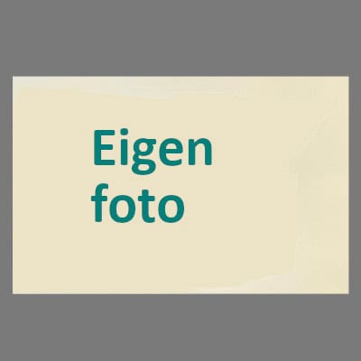 EVN-winkeltje: aluminium plaatje met eigen foto