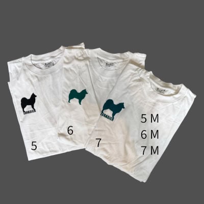 T-shirts nr 5M, 6M, 7M